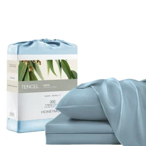 Hotel Luxury Silky Breathable Soft Bedding Bamboo Bed Sheet Set Luxuriously Ultra Soft Cooling Double Stitching