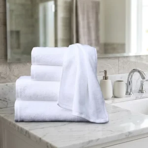 Hotel Quality 100% Cotton Eco Friendly Bath Towels and Tub Mats Embroidered Solid Color Adult Customizable Bath Towels Towel
