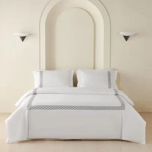 Hotel Quality 100% Cotton Exquisite Stitching Embroidery Pillowcase 3-Piece Fitted Sheet Extra Depth 5-Star Hotel Fitted Bed Set