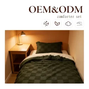 Hotel Quality 3 Piece Comforter Set 1 Quilt with 2 Pillows Warm Durable for Home Hotel Dormitory Bedroom