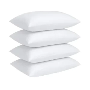Hotel Quality Soft Microfiber Pillow Breathable Skin Friendly Bed Pillow Fluffy Supportive Sleeping Pillow
