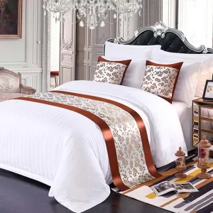 Hotel Queen White Bedding Set Comforters Bed Linen Duvet Cover Set