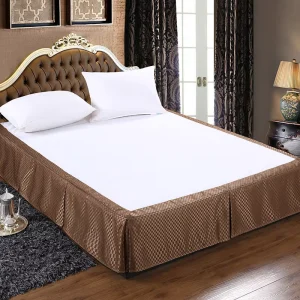 Hotel Solid Color Bed Skirt Soft Brushed Microfiber Bed Skirt