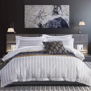 Hotel Textile Bedding Duvet Cover Set 7 Pieces Cotton Bed Sheet