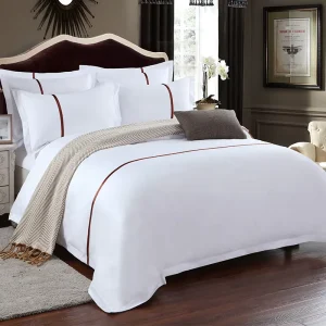 Hotel Textile Custom Duvet Cover Set Luxury 100% Cotton Hotel Bed Linen
