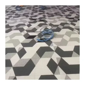 Hotel Tile Carpet Modern Home Office Carpet Flooring Tiles Decorative Nylon Plain Carpet Antifungal Fire Retardant PE Back
