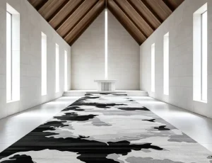 Hotel Wall to Wall Broadloom Mat 3.66m Back Nylon Heavy Traffic Non Toxic Repeat Order Banquet Hall Flooring Roll