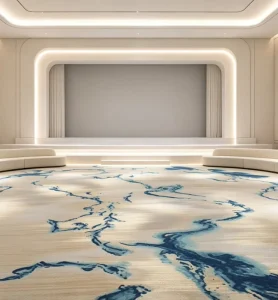 Hotel Wall to Wall Tufted Carpet 4m Woven Back Nylon Heavy Traffic Durable Commercial Renovator Lobby Hallway