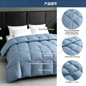 Hotel White Goose Down Duvet Boutique Hotel Down Duvet Fluffy Down Comforter Twin Down Duvet Insert White Goose Down Comforter