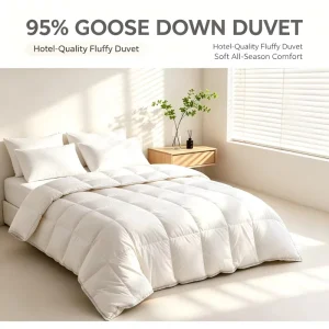 Hotel White Goose Down Duvet Heavyweight Winter Down Duvet Winter Warm Duvet Insert Goose Down White Goose Down Comforter