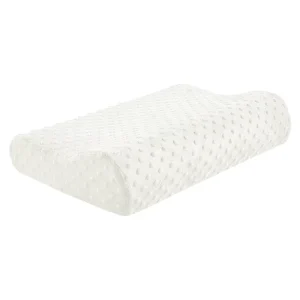 Hotsale Wave Memory Foam Neck Pillow with Marine Pattern Customizable Bamboo Fiber Cover for Healthy Sleep