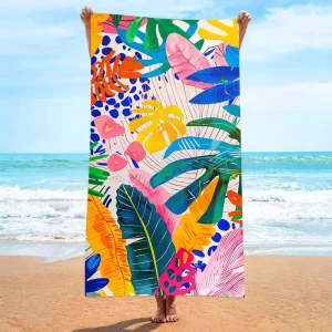 Hottest Selling Lady Design Comfortable Cotton Printed Custom Microfiber Beach Towel