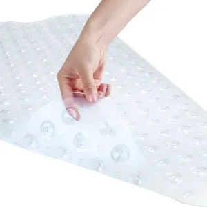 Household Bath Mat 100x40CM Lengthened Padded Shower Room Toilet Waterproof Mat