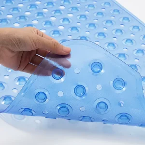 Household Items Anti Slip Shower Mats Machine Washable Baby Bathtub Mat With Suction Bubble Massage Mat