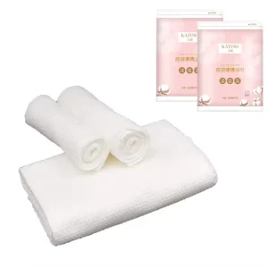 Huajie Eco Disposable Salon Towel 70*140 Plaid Woven Cotton Custom Gift Printing Bath Sheets Individual Thermal