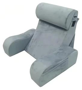 Hugging Cat Removable and Washable Waist Support Cushion Reading and Bed Rest Pillow with Backrest for Hotel Dormitory Office Home