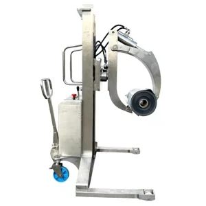 Huize Stainless Steel 500kg 3M High Lift Hydrogen Fuel Cell Electric Clamp Paper Roll Lifter Stacker Standing Non-Marking Tires