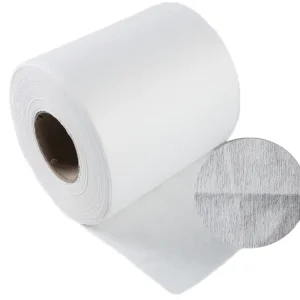 Hydrophilic Embossed Spunlace Non woven Fabrics Viscose polyester Bamboo Nonwoven Fabric