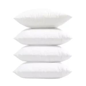 Hypoallergenic 18*18 Inches Square Decorative Throw Pillow Inserts Couch Sham Cushion Stuffer with Nonwoven Technique for Hotels