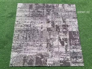 Hypoallergenic Easy Install Carpet Squares 50×50 PVC Back PP Fire Retardant Commercial Conference Room Floor Tile