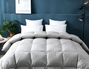 Hypoallergenic Heavy Weight Cotton Duck Down Comforter for Cold Winter Thick Thermal Healthy Quilt for Northern Areas