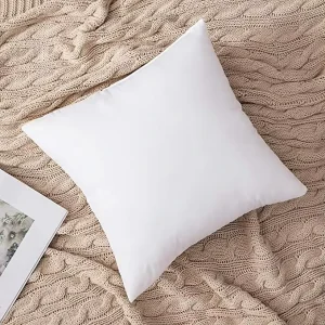 Hypoallergenic Throw Pillows for Couch or Bed Decorative Insert Square 100% Polyester Inches Bed and Couch Indoor Decorative