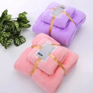 I-0280 Good Sale Super Absorbent Microfiber Bath Towel Set Shower Towel