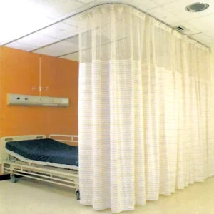 ICU Emergency Room Flame Retardant Antibacterial Waterproof Mesh Hospital Divider Curtain Bed Screen Blackout Insulated 100%