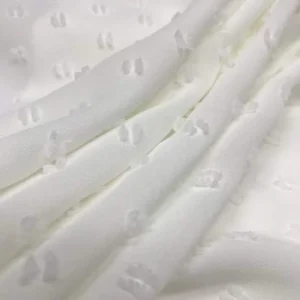 Ice Cold Feeling Hairball Pattern Design 3D Dimensional Embossed Polyester Jacquard Bubble Fabrics 4 Way Stretch for Summer Wear