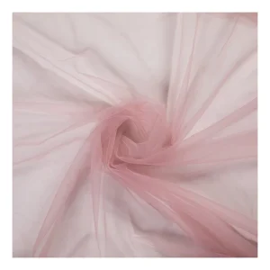Illusion Tulle Fancy Soft Knitted 100% Nylon Transparent Mesh Tulle Fabric for Wedding Dress