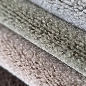 Imitation Mohair Sanded Fabric Polyester Plain Woven Cut Velvet for Curtains Cushions and Home Textiles