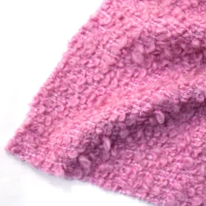 Imported Furniture Cover Polyester Boucle Wool Fleece Fabric Fleece Teddy Fabric for Clothing Sofa