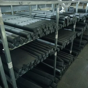 In Stock 100% Pure Natural ABS Plastic Rods Custom Specifications 1-250mm ABS Rod Hard Solid Plastic Rod