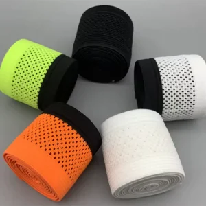 In Stock 4cm Anti Slip Elastic Drawcord Band Y Shaped Colorful Mesh Double Layer Open Hollowed Out Spandex for Bags