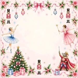 In Stock American Mahjong Table Mat Household Anti Slip Noise reducing Rubber Gaming Mat Custom Fairy Tale Nutcracker Castle