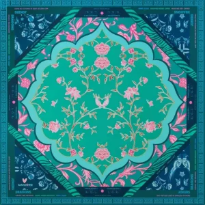 In Stock OEM Modern Hand Painted Noise Reducing Non Slip Soundproof Polyester American Mahjong Mat Desk Custom Table Pad Tiles
