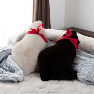 In Stock Sweet Cute Home Cushion Soft 100% Polyester Fiber Fabric Cat Pillows & Cushions for Sofa Decoration