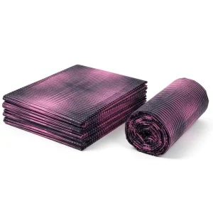In-stock Authentic Wax Print Fabric African Wax Print Purple and Black Striped Pattern Two-Sided Print Personalize Ankara Fabric