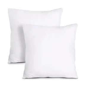 Indoor Decorative Body Upholstery Throw Pillow Insert 18×18 Inches Square Hypoallergenic 200TC Eco friendly Polyester Modern