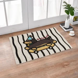 Indoor Door Mat Luxury Bathroom Rug Shaggy Bath Mat Non Slip Bath Mat Super Absorbent Bathroom Rugs