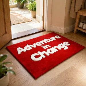 Indoor Entrance Anti-slip Mats Red Rug Custom Commercial Carpet Hand Tufted Floor Red Event Wall to Wall Carpet Runners for Door