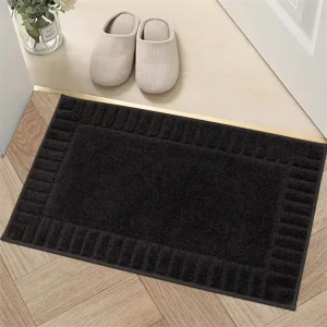 Indoor Front Back Door Mat Rubber Backing Non Slip Washable PET Friendly Tufted Plain for Pet Dogs