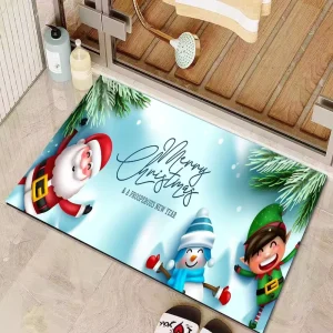 Indoor Machine Made Durable Dirt Trapper Waterproof Absorbent Crystal Velvet Modern Non slip Area Carpet Mat Door Mat Home