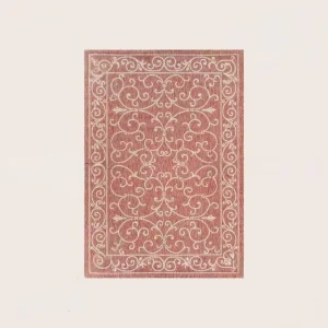 Indoor Outdoor Area Rug Polypropylene Machine Made Waterproof Easy Cleaning High Traffic Pet Friendly