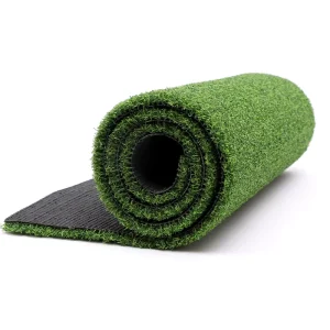 Indoor Outdoor Synthetic Grass Rug Carpet for Pet Dogs 15mm Pile Height Easy to Care Golf Turf for Lawn Backyard Landscape