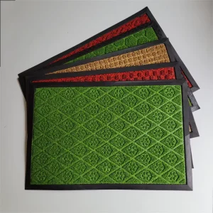 Indoor Outdoor Welcome Door Mat Washable Rubber Doormat Non Slip Reversible Puzzle Pattern Oriental Style Carpet Entrance Floor