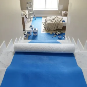 Indoor Painting Floor Protective Cover Waterproof Anti Puncture Mat for Hotel Apartment Commercial Skyscraper Renovation Works