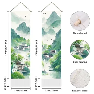 Indoor Woven Fabric Wall Tapestry Hanging Banner for Wedding Anniversary Birthday Custom Design OEM ODM Service