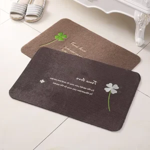 Indoor and Outdoor 30×17 Non-Slip Welcome Mats Polyester Entryway Doormats for Home Use Tufted Technique