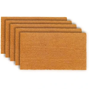 Indoor or Outdoor Plain Coir Grow Blank Doormats Palm Natural Welcome Non Slip Sublimation Coconut Door Mats